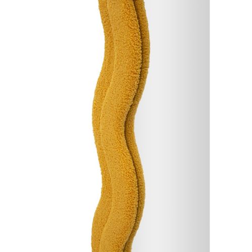 Miroir Mural En Tissu Bouclé "teddy" 160cm Moutarde