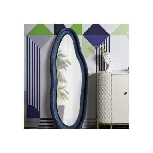 Miroir En Verre Et Tissu Chanel 60 X 41 X 160 Cm Bleu