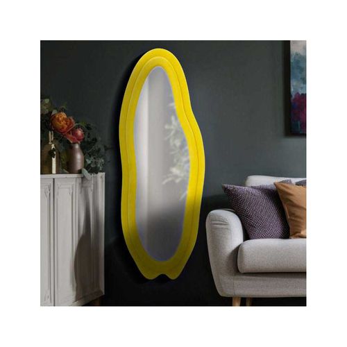 Miroir En Verre Et Tissu Chanel 60 X 41 X 160 Cm Jaune