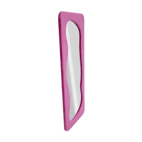 Miroir En Verre Et Tissu Theodor 60 X 4 X 160 Cm Fuschia