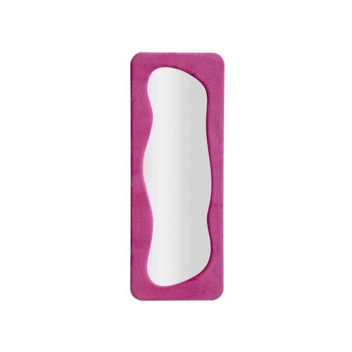 Miroir En Verre Et Tissu Theodor 60 X 4 X 160 Cm Fuschia