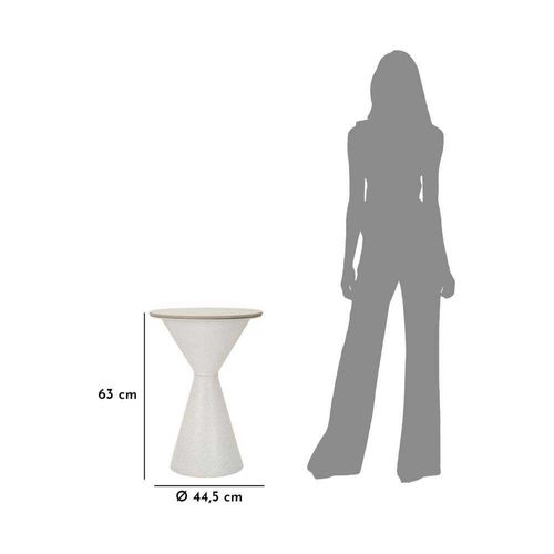 Selette En Métal Et Céramique Double 44.5 X 63 Cm