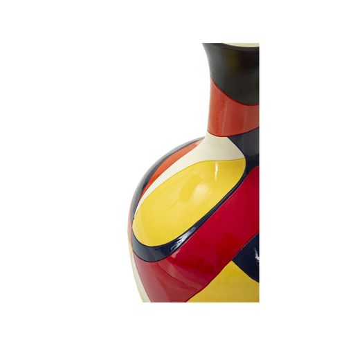 Vase Déco En Résine "rubic" 59cm Multicolore