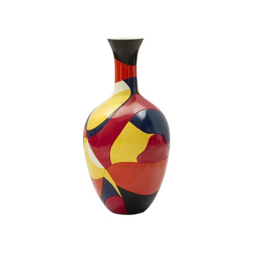 Vase Déco En Résine "rubic" 59cm Multicolore