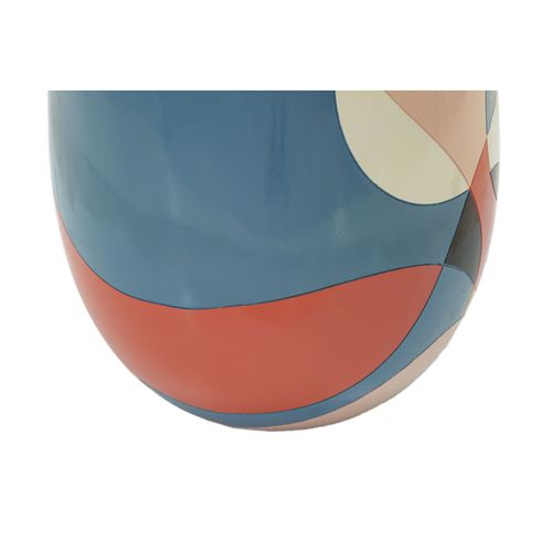 Vase Haut En Résine "rubic" 92cm Multicolore