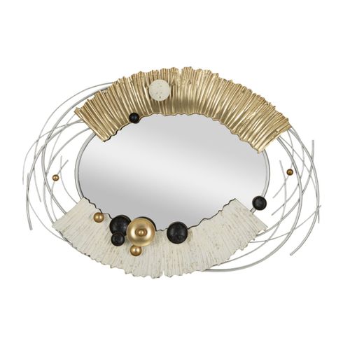 Miroir Mural Déco "klee" 114cm Multicolore