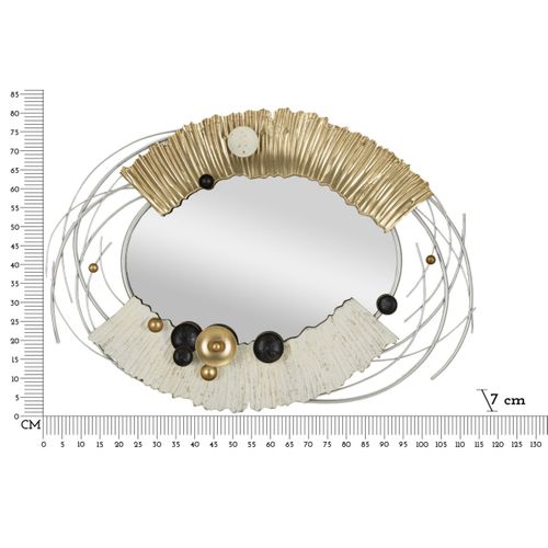 Miroir Mural Déco "klee" 114cm Multicolore