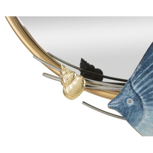 Miroir Mural Déco "marine" 68cm Multicolore