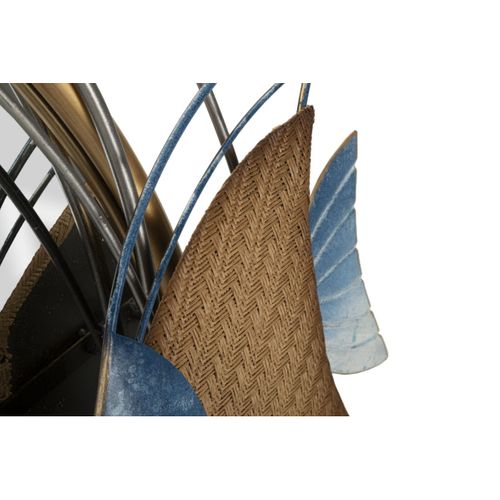 Miroir Mural Déco "marine" 68cm Multicolore