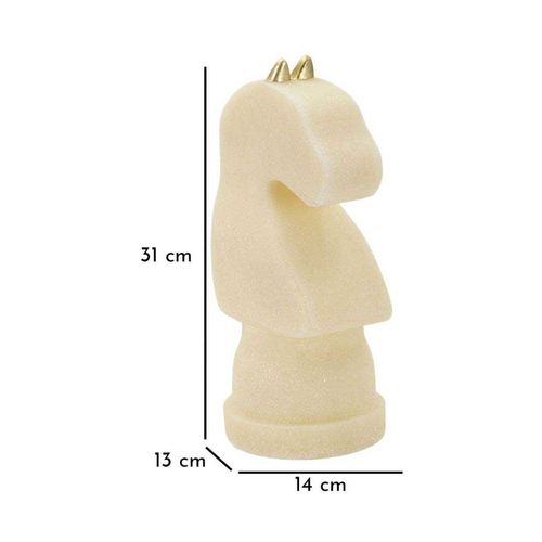 Figurine Échec En Polyrésine Quarzy Cavalier