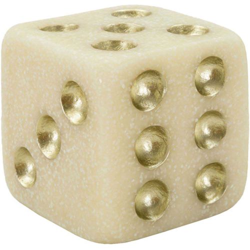Dé Décoratif En Polyérésine Quarzy 8 Cm