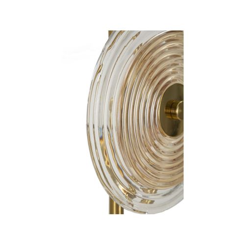 Lampe à Poser Design En Verre "venice" 63cm Or