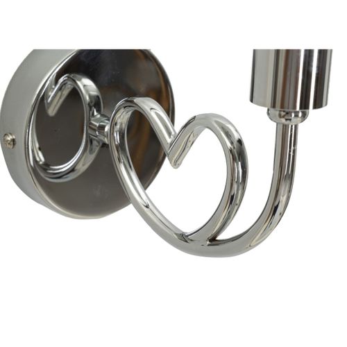 Applique Murale Cœur "lovy" 22cm Argent