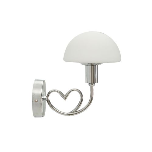 Applique Murale Cœur "lovy" 22cm Argent