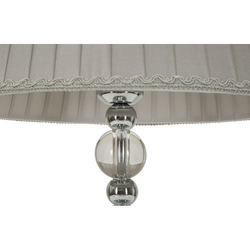 Lampe à Poser En Métal "tolly" 48cm Argent