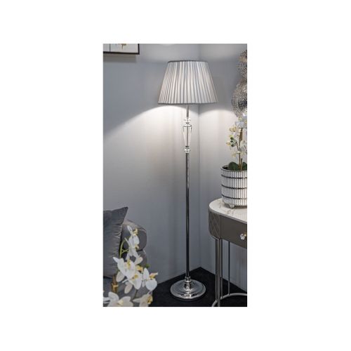 Lampadaire En Métal "tolly" 164cm Argent