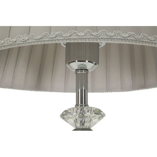 Lampe à Poser En Métal "tolly" 56cm Argent