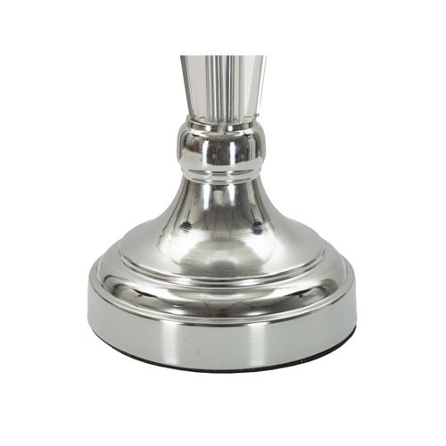 Lampe à Poser En Métal "tolly" 56cm Argent