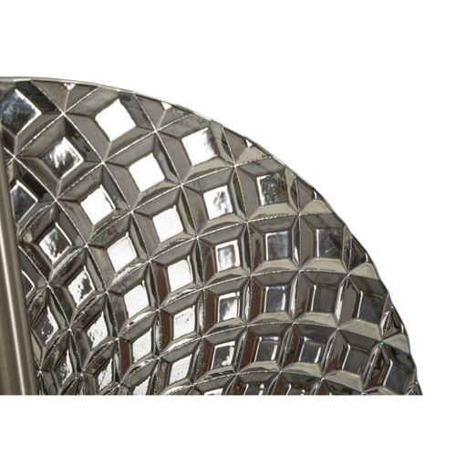 Applique Murale En Métal "silvery" 54cm Argent