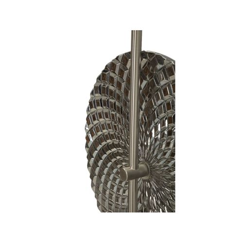 Applique Murale En Métal "silvery" 54cm Argent