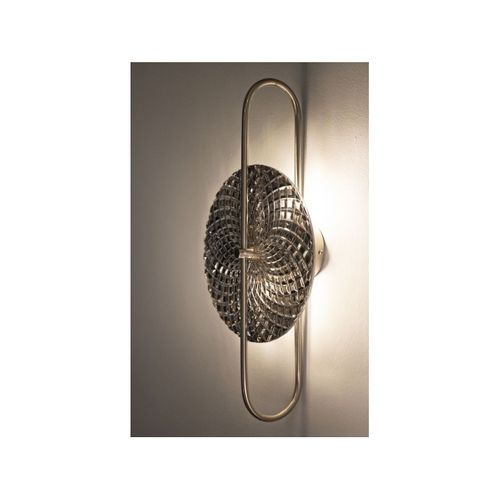 Applique Murale En Métal "silvery" 54cm Argent