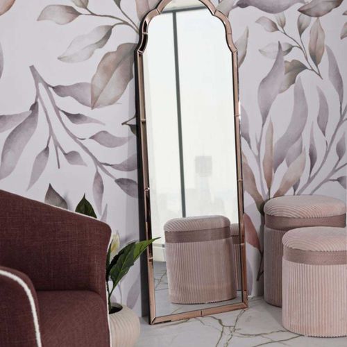 Miroir En Mdf Rose Tangier 55 X 2 X 150 Cm