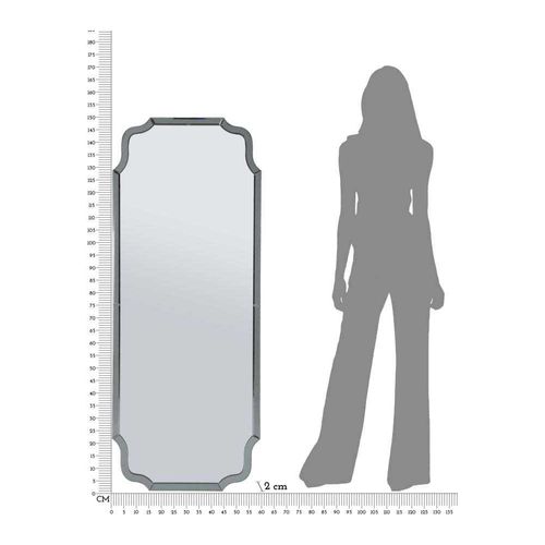 Miroir En Mdf Gris Istanbul 60 X 2 X 150 Cm