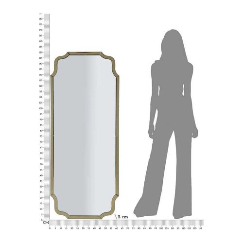 Miroir En Mdf Doré Istanbul 60 X 2 X 150 Cm