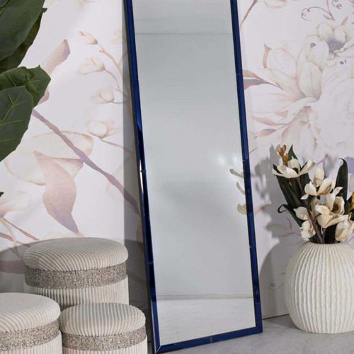 Miroir En Mdf Berlin 55 X 2 X 150 Cm Bleu