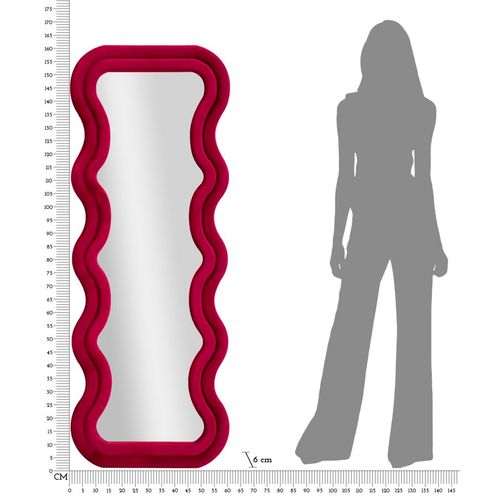 Miroir En Mdf Emily 60 X 6 X 160 Cm Fuschia