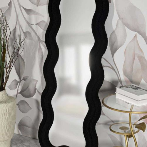 Miroir En Mdf Teddy 60 X 4 X 160 Cm Noir