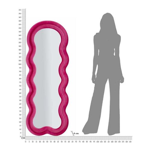 Miroir En Métal Miki 60 X 4 X 160 Cm Fuschia