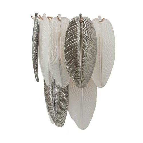 Applique Murale En Verre Leafy 24 X 15 X 29 Cm