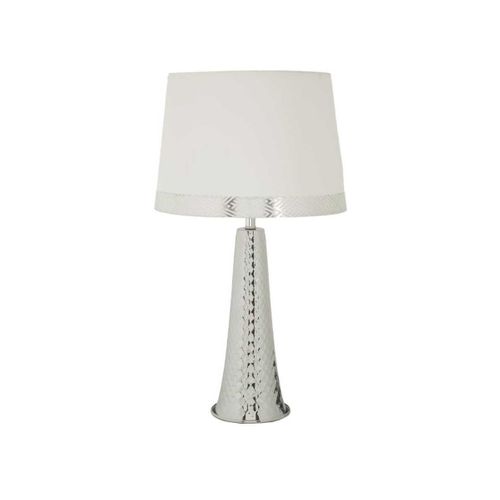 Lampe De Table En Métal Tower 30 X 54 Cm Argent