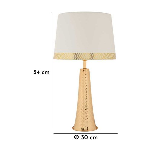 Lampe De Table En Métal Tower 30 X 54 Cm Doré