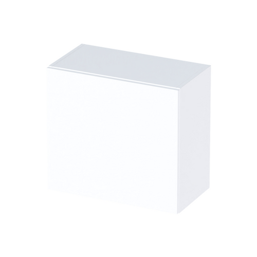 Rangement Mural Marina Laqué Blanc Brillant L55 X P30 X H50