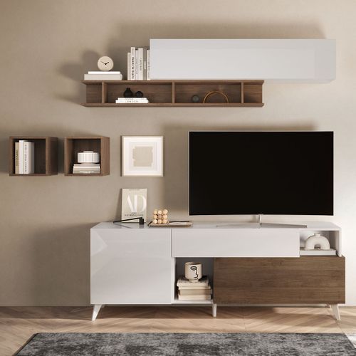 Meuble TV 2 Portes L180 Cm