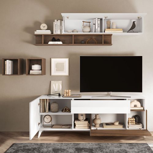 Meuble TV 2 Portes L180 Cm