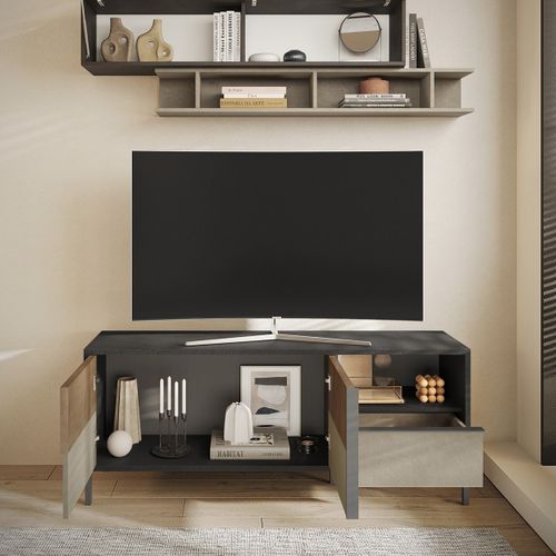 Petit Meuble TV 2 Portes L156 Cm