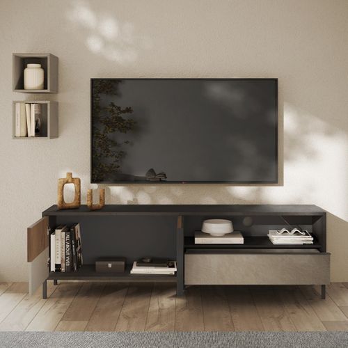 Grand Meuble TV 2 Portes L206 Cm