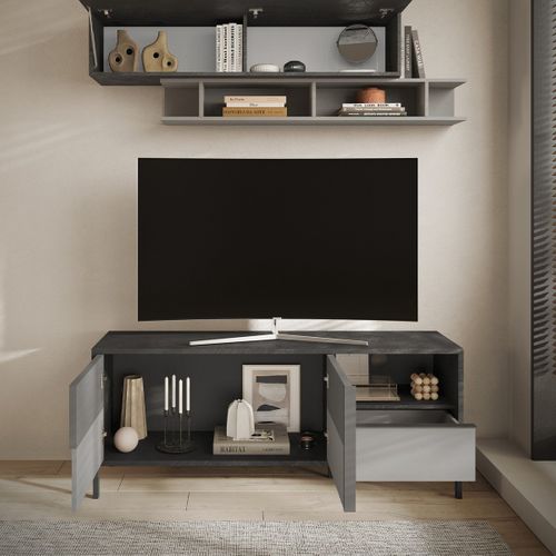 Petit Meuble TV 2 Portes L156 Cm