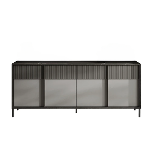 Buffet 4 Portes Et 2 Etagères L206 Cm