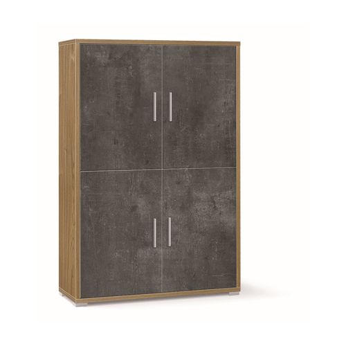 Armoire 4 Portes H161 L108 Kit - Noir