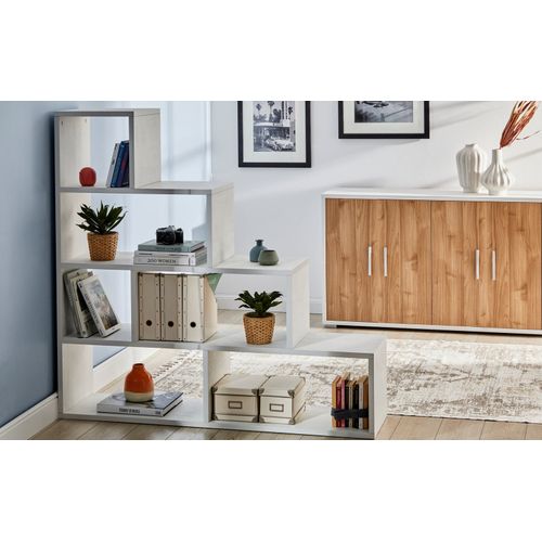 Bibliothèque Ladder L144 Kit - Gris