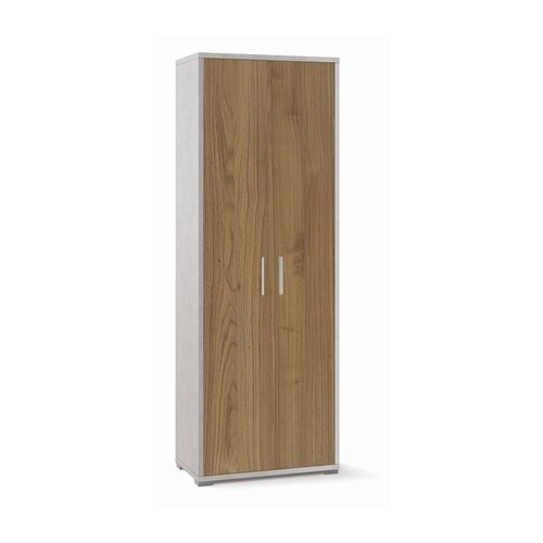 Armoire 2 Portes H199 L71 Kit - Gris Et Marron