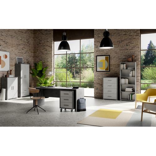 Colonne 1 Porte H199 L38 Kit - Noir