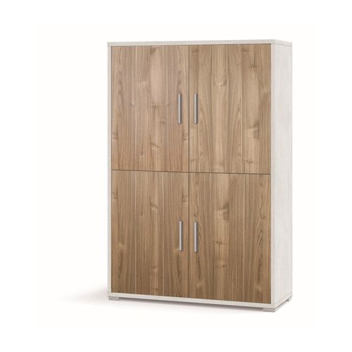 Armoire 4 Portes H161 L108 Kit - Marron