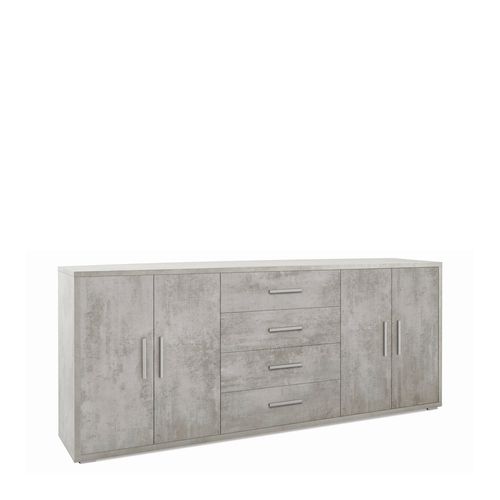 Armoire 4 Portes 4 Tiroirs Kit