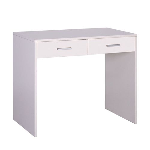 Bureau 2 Tiroirs L90 Kit - Blanc