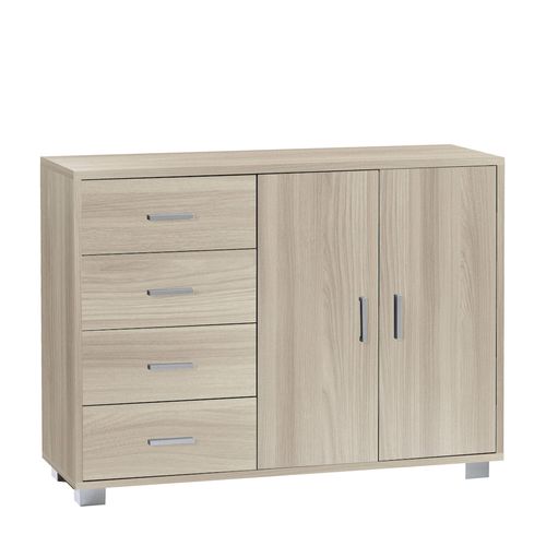 Armoire 2 Portes 4 Tiroirs Kit